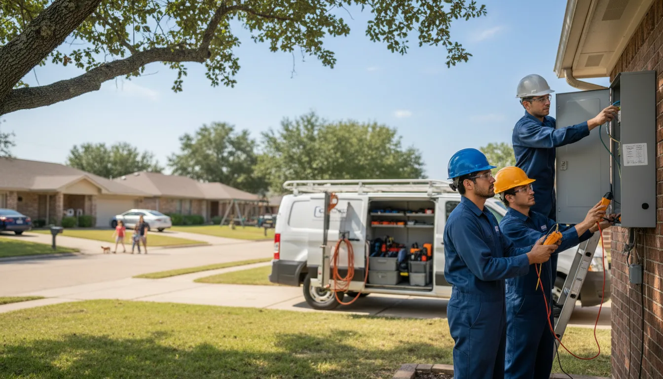 Certified electrician providing emergency electrical services in Wilcox, PA